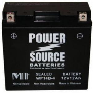 Power Source    12 Volt  Battery (WP14B-4),  Sealed AGM