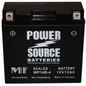 Power Source    12 Volt  Battery (WP14B-4),  Sealed AGM