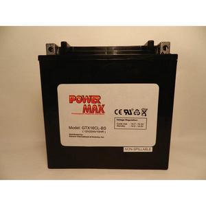 Power Max    12 Volt  Battery (GTX16CLB-BS)