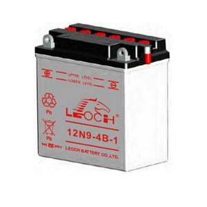 LEOCH Power Sport 12V  (12N9-4B-1), Conventional Battery with Acid Pack