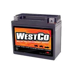 WestCo Power Sport 12 Volt  Battery (YTX20L-BS / YTX20HL-BS)