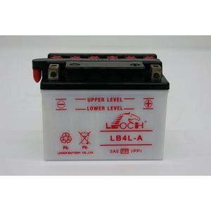 LEOCH Power Sport 12V  (LB4L-A), Conventional Battery with Acid Pack