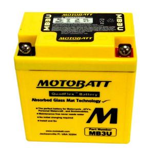 MOTOBATT MB3U - 12Volt Absorbed Glass Mat (AGM) Battery