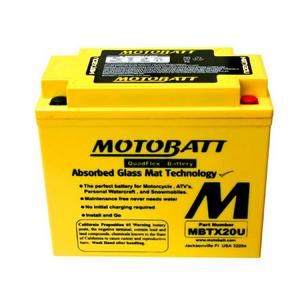 MOTOBATT MBTX20U - 12Volt Absorbed Glass Mat (AGM) Battery