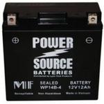 Power Source    12 Volt  Battery (WP14B-4),  Sealed AGM
