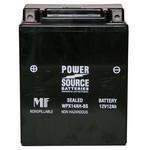 Power Source    12 Volt  Battery (WPX14AH-BS),  Sealed AGM