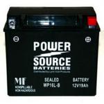 Power Source    12 Volt  Battery (WP16L-B),  Sealed AGM