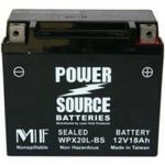 Power Source 12 Volt 20AH 375CCA Sealed AGM Battery (WPX20L-BS)