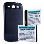 SAMSUNG GALAXY S III 4200mAh EXTENDED BATTERY W/ NFC & SILVR CVR (9322125859)