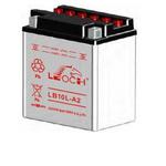 LEOCH Power Sport 12 Volt Battery (LB10L-A2), Conventional Battery with Acid Pack