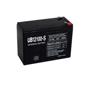 Universal Sealed AGM 12 Volt 10AH F2 Battery (UB12100-S)