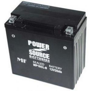 Power Source    12 Volt  Battery (WP16CL-B),  Sealed AGM