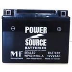 Power Source    12 Volt  Battery (WP50-N18L-A), Sealed AGM