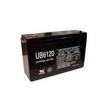 Universal Sealed AGM 6 Volt 12AH Battery (UB6120F1)