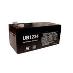 Universal Sealed AGM 12 Volt 3.4AH Battery (UB1234)